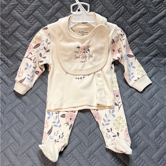 NWT - Sweet Baby Girl Floral Matching Set - Picture 12 of 12